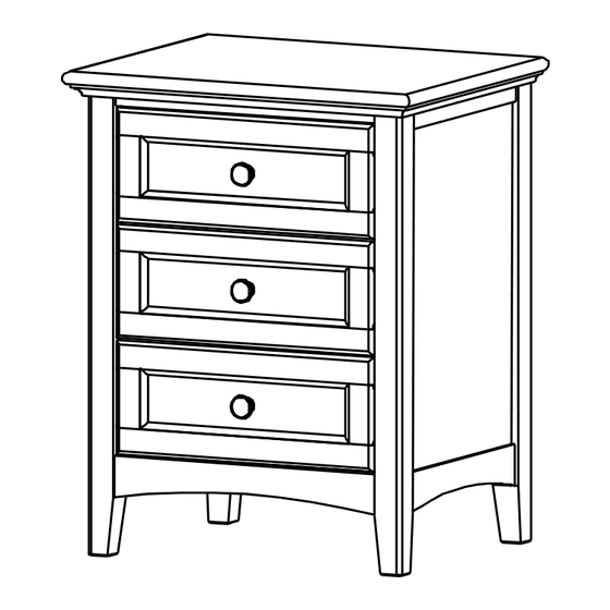 Whittier Wood Furniture McKenzie 1100AFGACb Assembly Instructions