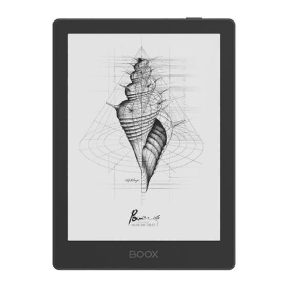 Onyx Poke5 BOOX User Manual