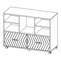 Tribesigns HOGA-F1810-B Assembly Instructions Manual
