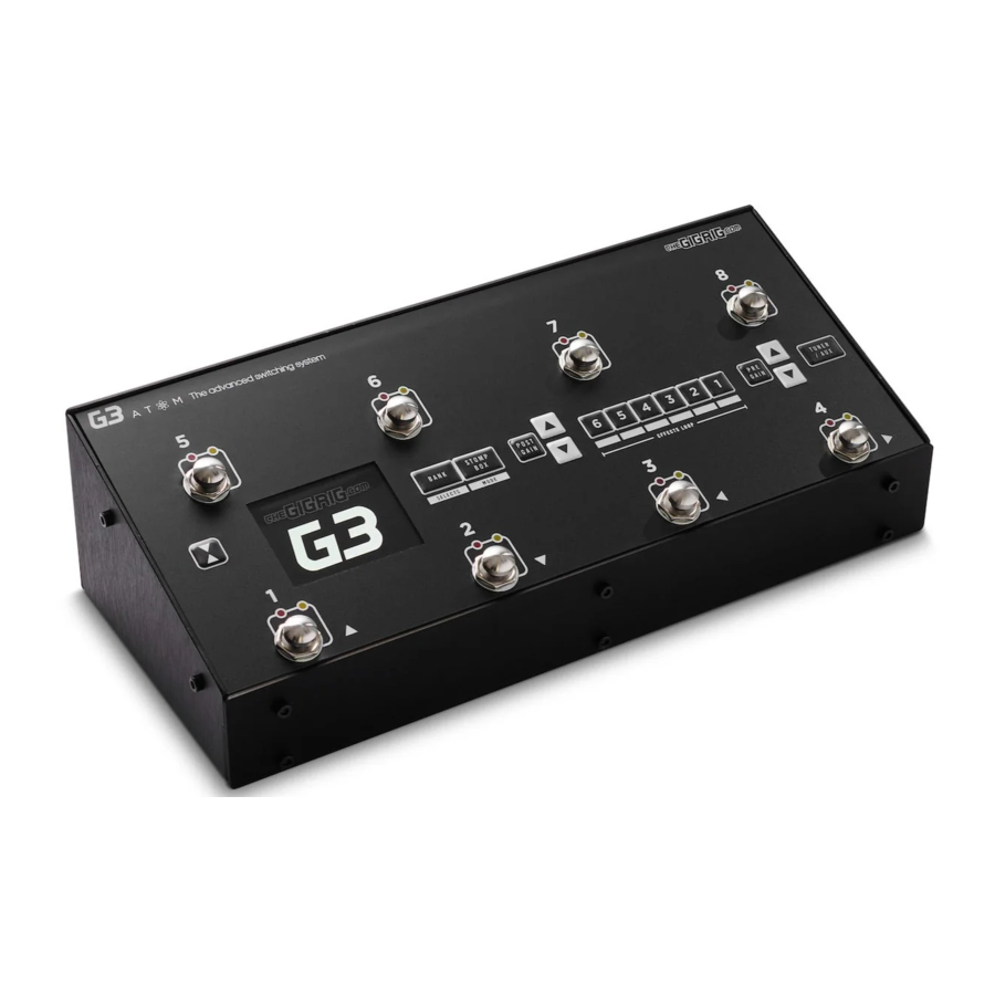 GigRig G3 ATOM / ATOM S Manual