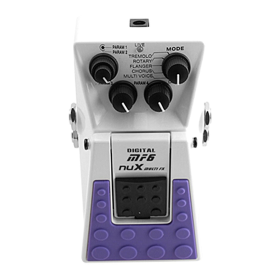 nux MF6 Owner's Manual