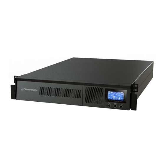 PowerWalker VFI 1000RM LCD User Manual