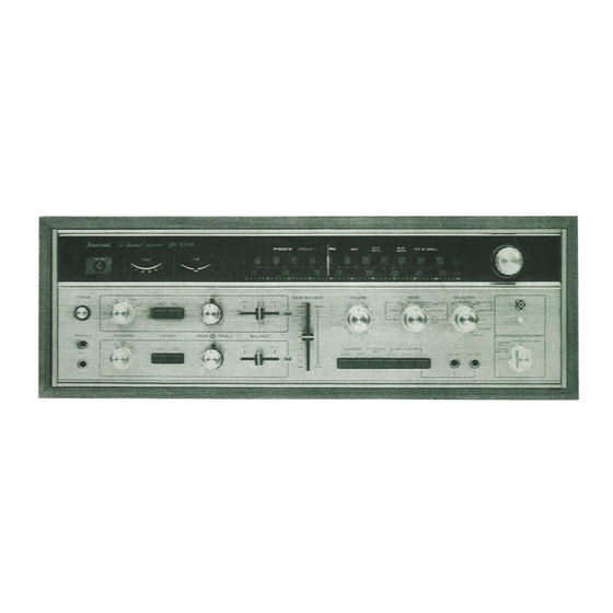 Sansui QR-8500 Operating Instructions Manual