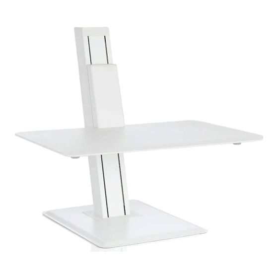 Humanscale Quickstand Installation Instructions Manual