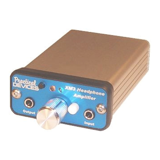 Practical Devices XM3 User Manual