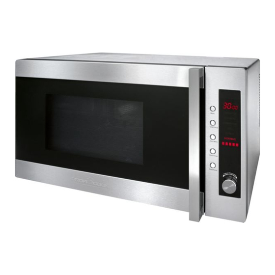 Profi Cook PC-MWG 1019 H Instruction Manual