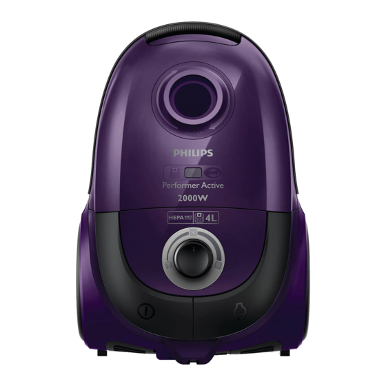 Philips Performer Active FC8651/01 Quick Manual