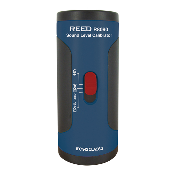 REED R8090 Instruction Manual