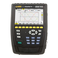 AEMC 8345 Quick Start Manual