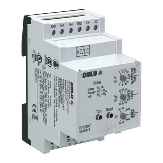 DOLD VARIMETER IMD Series Translation Of The Original Instructions