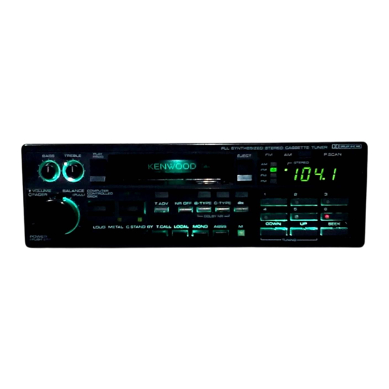 Kenwood KRC-929 Instruction Manual