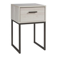 Signature Design by Ashley Socalle EB1864-191 Assembly Instructions And Warranty Information