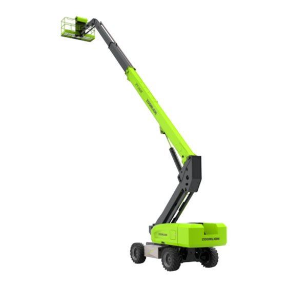 Zoomlion ZT26JE Operation And Safety Manual