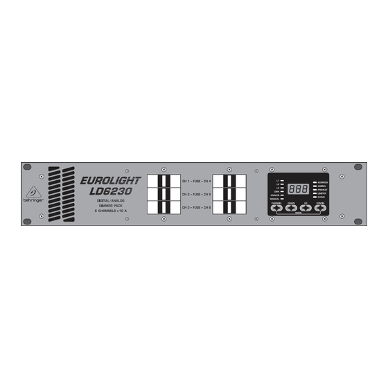 Behringer Eurolight LD6230 User Manual