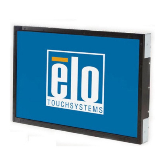 Elo TouchSystems 2240L Quick Installation Manual
