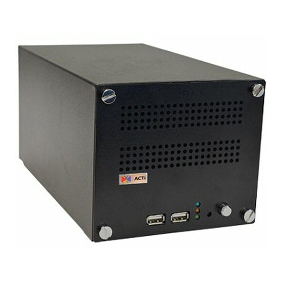 ACTi ENR-1000 User Manual