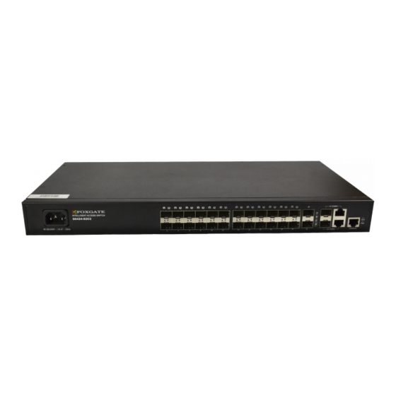 FoxGate S6424-S2C2 series Configuration Manual