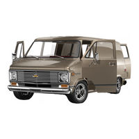 chevrolet CHEVY VAN G30 SERIES Service Manual
