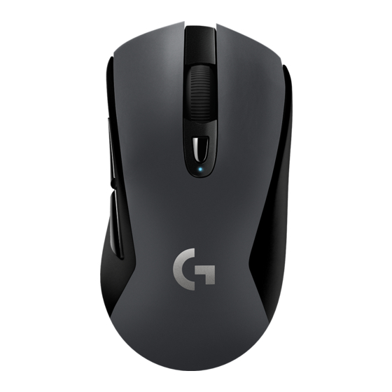 Logitech G603 LIGHTSPEED Frequently Asked Questions Manual