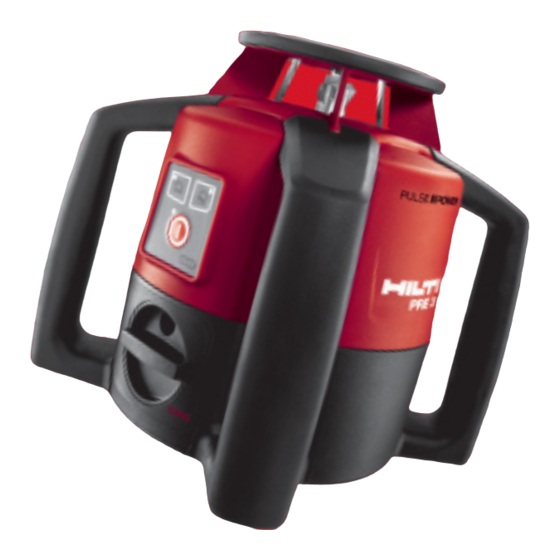 Hilti PRE 3 Operating Instructions Manual