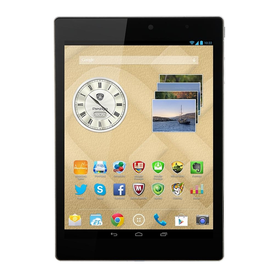 Prestigio MultiPad 4 Diamond 7.85 3G Quick Start Manual