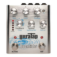 Eventide UltraTap Pedal User Manual