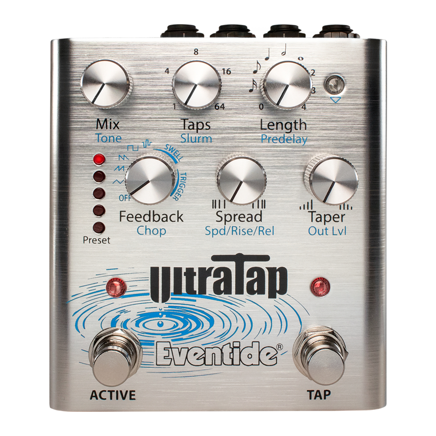 Eventide UltraTap Pedal Quick Reference Guide