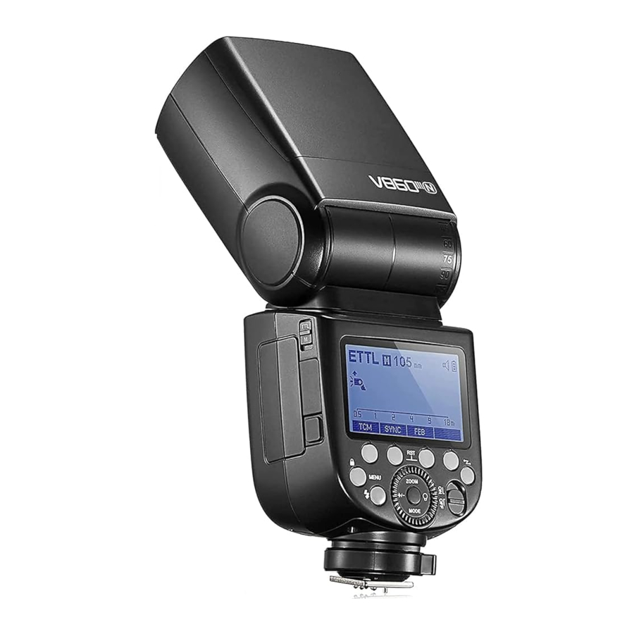 Godox V860IIIN - TTL Li-ion Camera Flash applies to Nikon V860IIIN Manual