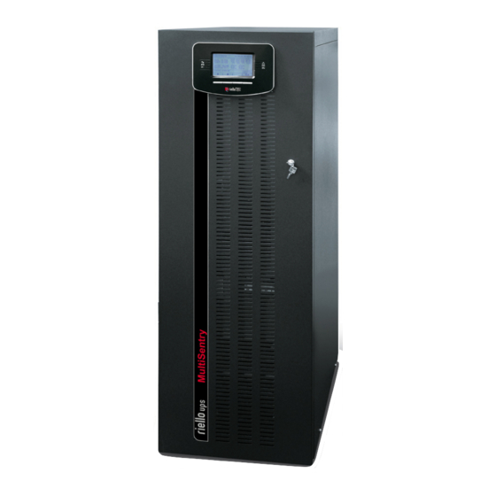 Riello Multi Sentry MST 15 Installation And Use Manual