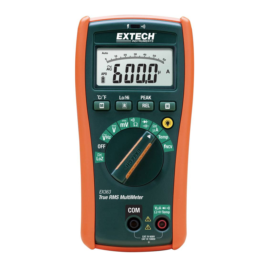 Extech Instruments EX360 User Manual
