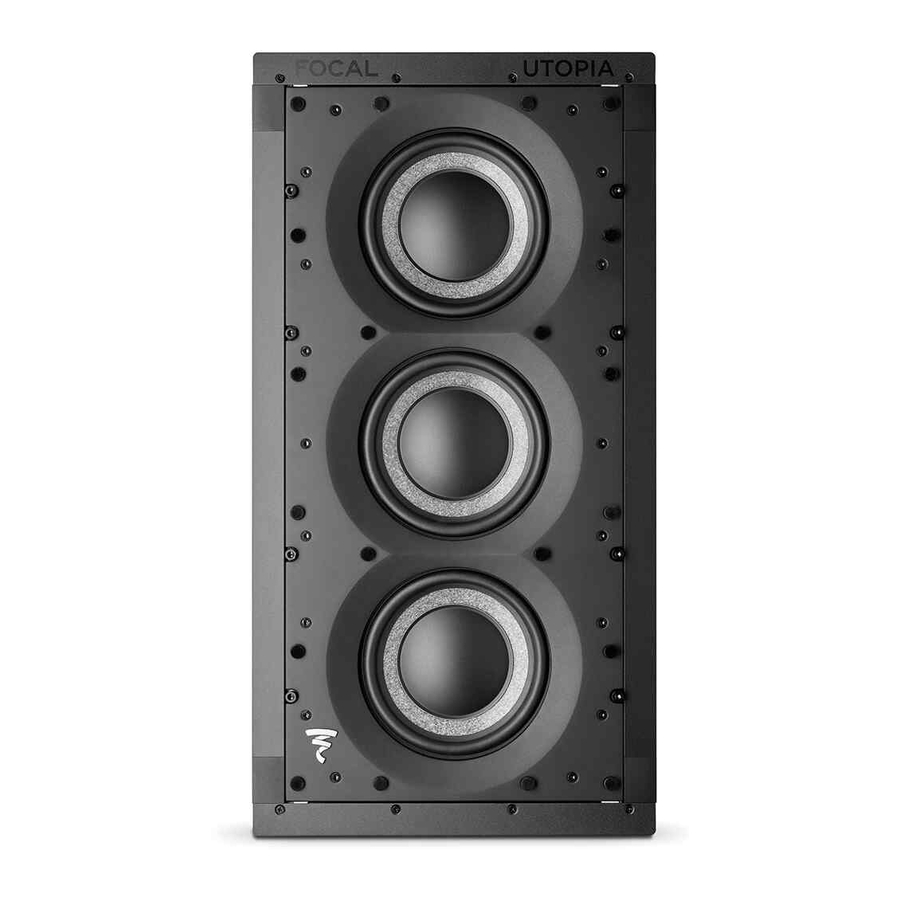 Focal UTOPIA 1000 Series User Manual