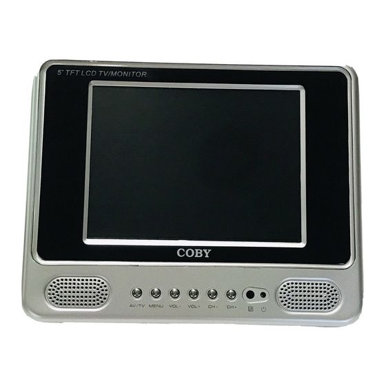 Coby TF-TV505 Troubleshooting