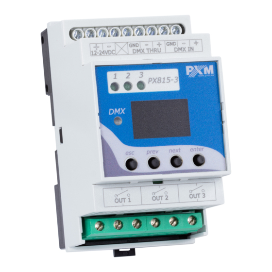 PXM PX815-2 User Manual