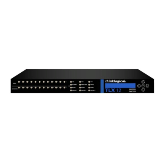 Belden ThinkLogical TLX12 Manual