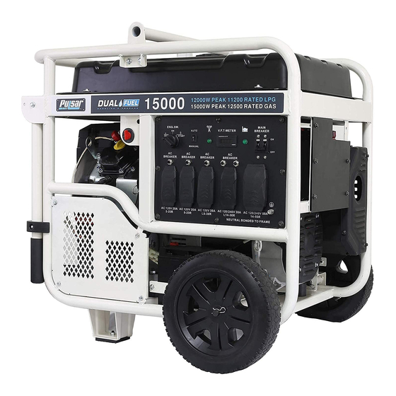 Pulsar PG15KVTWB Operator's Manual