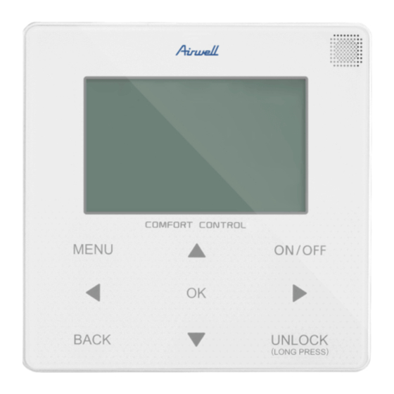 Airwell LWM8-1P Operation Manual