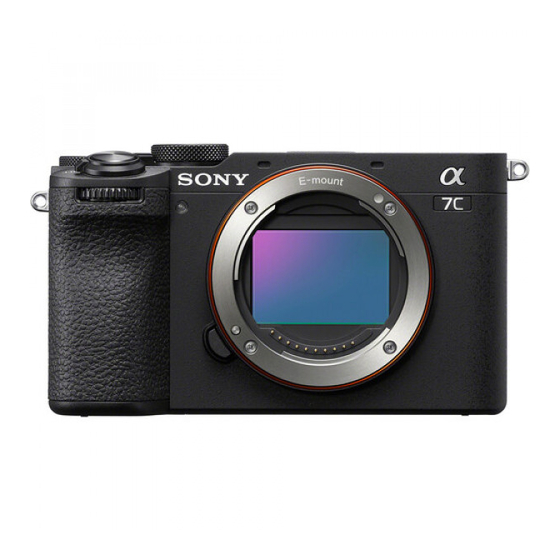 Sony Alpha 7C II Startup Manual