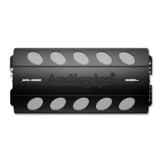 Audiopipe APCL-1000ID Owner's Manual