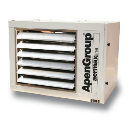 ApenGroup Aermax line User, Installation, And Maintenance Manual