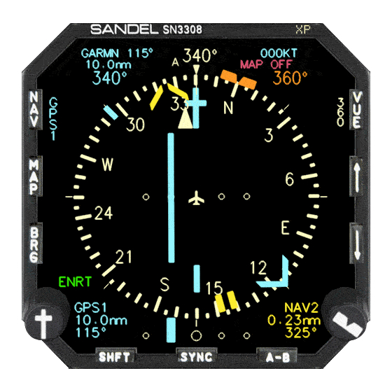 Sandel SN3308 Pilot's Manual