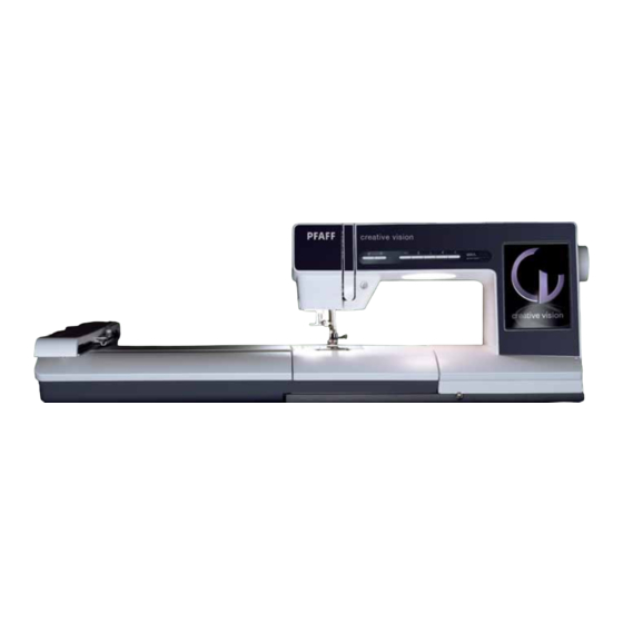 Pfaff Embroidery Machine Owner's Manual