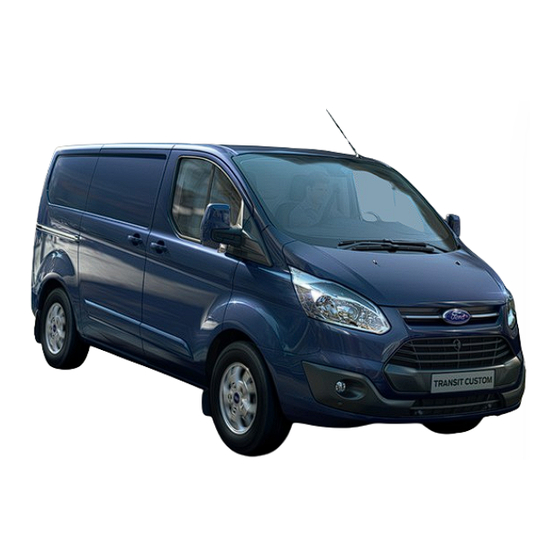 Ford Tourneo Custom 2014 Quick Reference Manual
