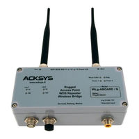 Acksys WLg-ABOARD/N Quick Installation Manual
