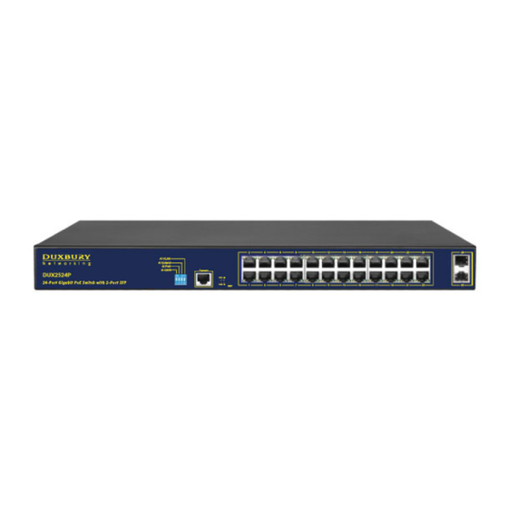 Duxbury Networking DUX2524P Installation Manual