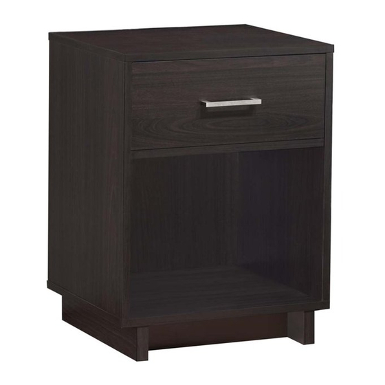 Ameriwood HOME Colebrook Nightstand 5967303COM Instruction Booklet