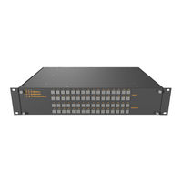 Matrix Switch Corporation MSC-XA3232L Product Manual