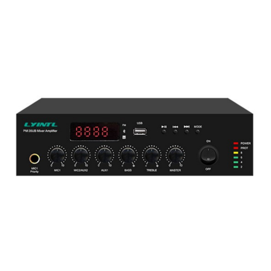 LYINTL PM-60UB Manuals