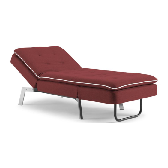 Sealy Sofa Convertibles BREEZE CHAISE CONVERTIBLE Assembly Instructions