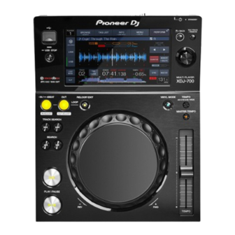 PIONEER DJ XDJ-700 Service Manual