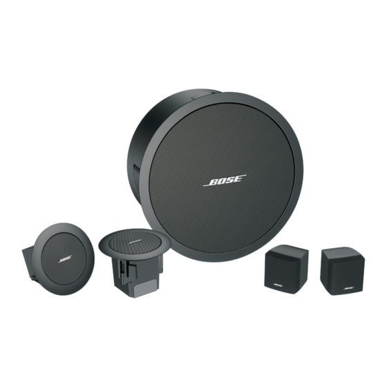 Bose Professional FS3SMS Installation Manual